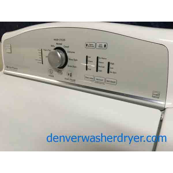 Single Kenmore Washer, HighEfficiency, TopLoad, 1Year Warranty