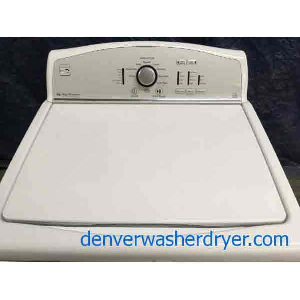 Single Kenmore Washer, High-Efficiency, Top-Load, 1-Year Warranty!