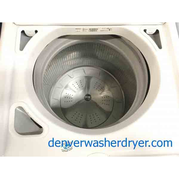 Mighty Maytag Bravos XL Washer with Matching Electric Steam Dryer