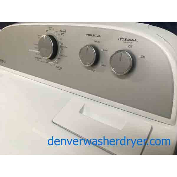 Whirlpool Gas Dryer, 1-Year Warranty