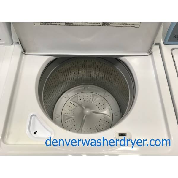 Top-Load Whirlpool Washer, HE, 3.6 Cu.Ft. Capacity, Wash-Plate Style, EcoBOOST Option, 28″ Wide, Quality Refurbished, 1-Year Warranty!