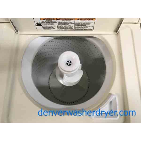 Whirlpool Washer & Dryer Set, Almond Colored, 1-Year Warranty