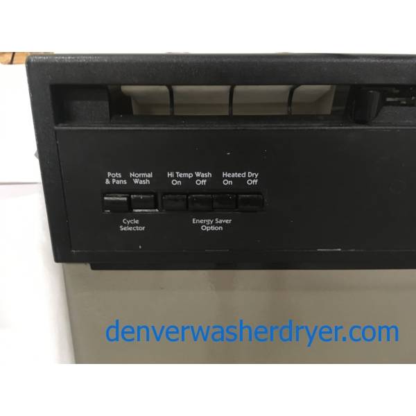 Hotpoint SmudgeProof Dishwasher, Plastic Tub, BuiltIn, Heated Dry, 24