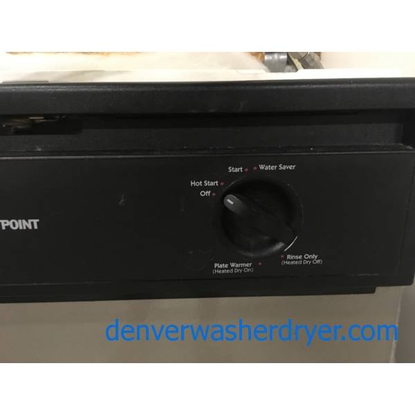 Hotpoint SmudgeProof Dishwasher, Plastic Tub, BuiltIn, Heated Dry, 24