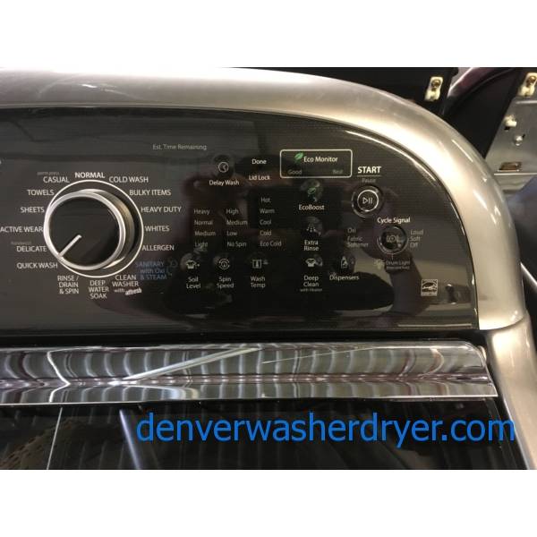 Whirlpool Cabrio Washer and Dryer Set, Graphite, EnergyStar Rated, HE