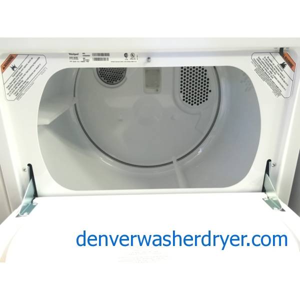 Whirlpool Top-Load Washer and Dryer Set, Agitator, Quality Refurbished, 1-Year Warranty!