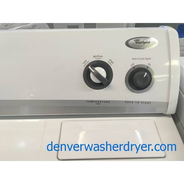 Whirlpool Top-Load Washer and Dryer Set, Agitator, Quality Refurbished, 1-Year Warranty!