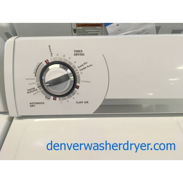 Whirlpool Top-Load Washer and Dryer Set, Agitator, Quality Refurbished, 1-Year Warranty!