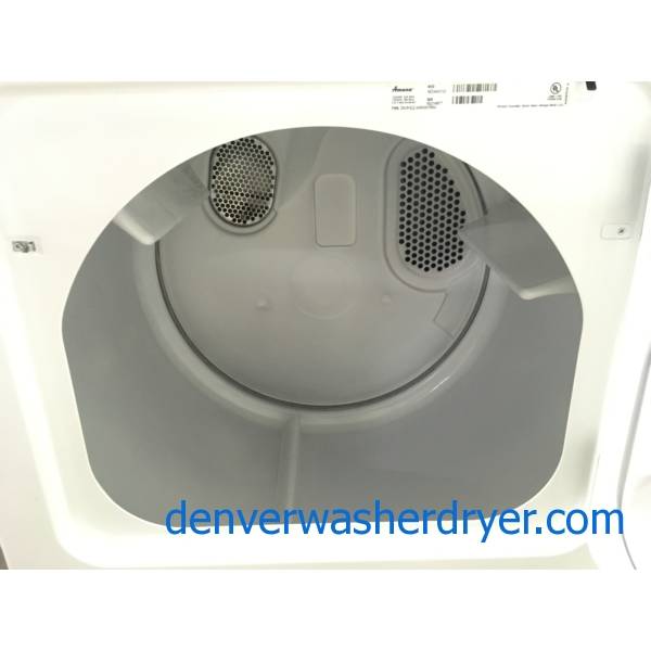 Amana Electric Dryer, 29" Wide, 6.5 Cu.Ft. Capacity, Quality