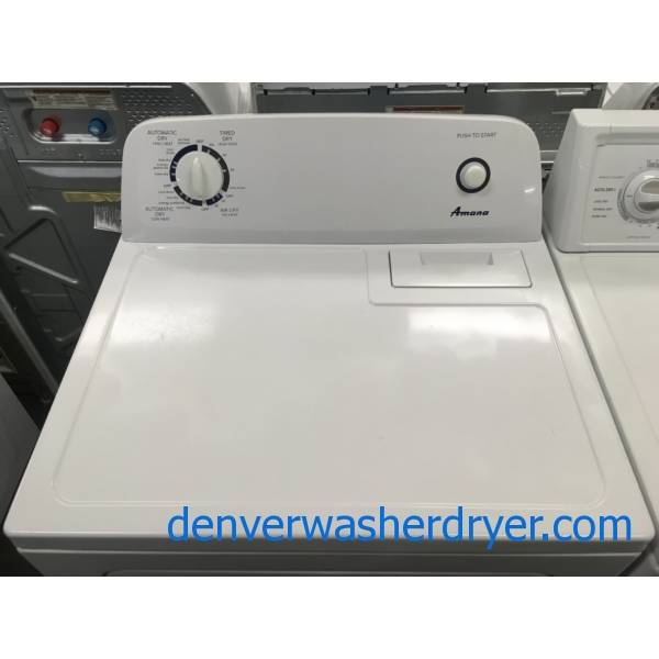 Amana Electric Dryer, 29" Wide, 6.5 Cu.Ft. Capacity, Quality