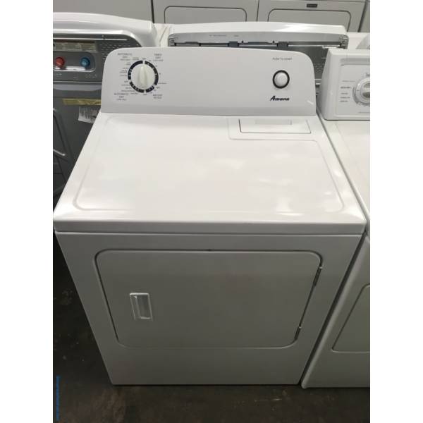 Amana Electric Dryer, 29" Wide, 6.5 Cu.Ft. Capacity, Quality