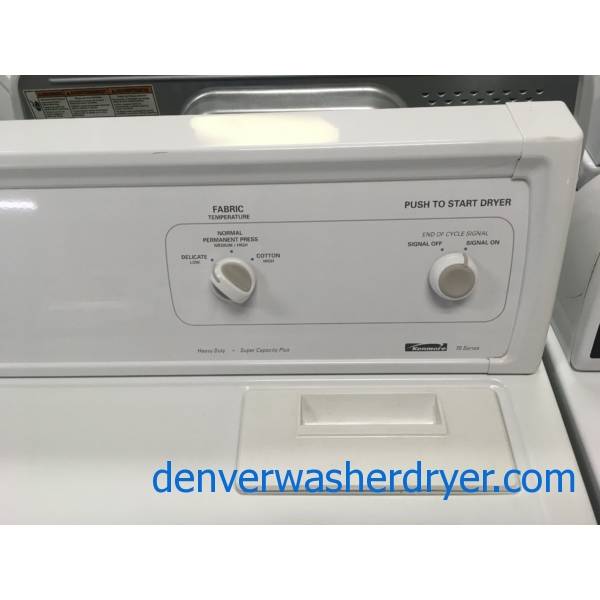 Kenmore 70 Series Dryer, Electric, 29″ Wide, 6.5 Cu.Ft. Capacity, Heavy-Duty, Quality Refurbished, 1-Year Warranty!
