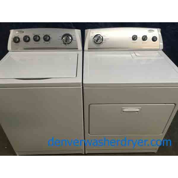 Energy Star Direct-Drive Whirlpool Washing Machine With Matching Electric Dryer, 1-Year Warranty