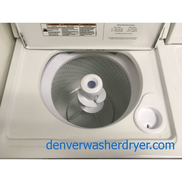 Whirlpool Washer and Dryer Set, Heavy-Duty, Agitator, Electric, Quality Refurbished, 1-Year Warranty!