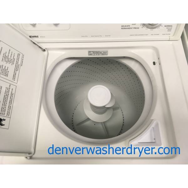Kenmore 80 Series Washer and Dryer Set, Agitator, Electric, Quality Refurbished, 1-Year Warranty!