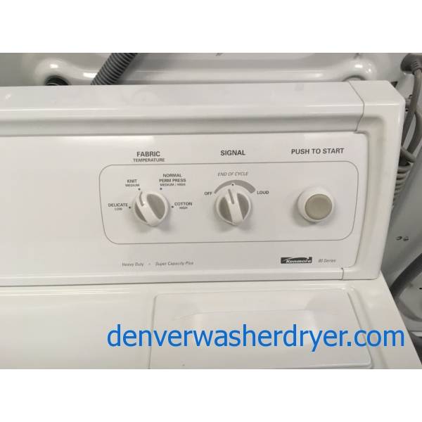 Kenmore 80 Series Washer and Dryer Set, Agitator, Electric, Quality Refurbished, 1-Year Warranty!