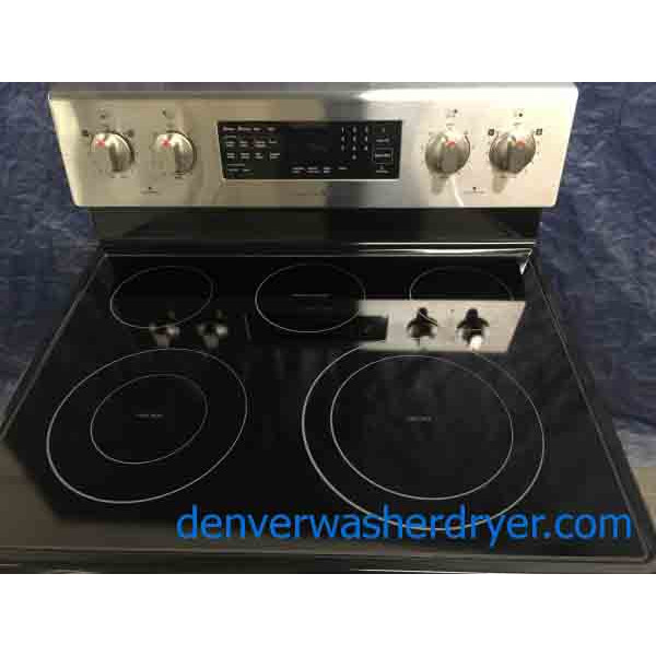 Stylish Stainless Samsung Glasstop Oven with 1 Year Warranty 3678