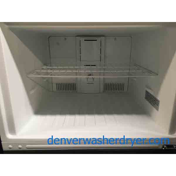 Insignia Stainless Top-Mount Refrigerator – #3697 – $150, Frigidaire Glass Top #3397 – $150, GE Glass Top #3784 – $150