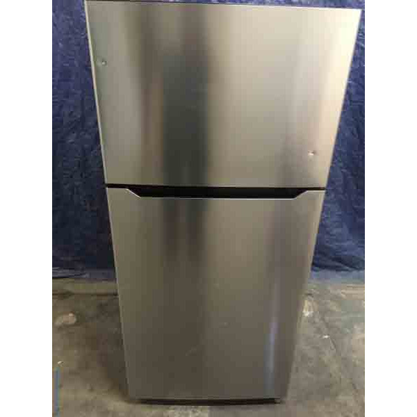 Insignia Stainless Top-Mount Refrigerator – #3697 – $150, Frigidaire Glass Top #3397 – $150, GE Glass Top #3784 – $150