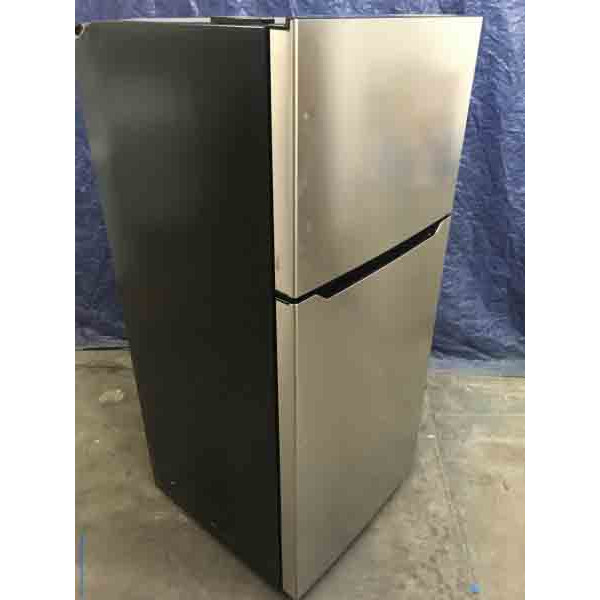 Insignia Stainless Top-Mount Refrigerator – #3697 – $150, Frigidaire Glass Top #3397 – $150, GE Glass Top #3784 – $150