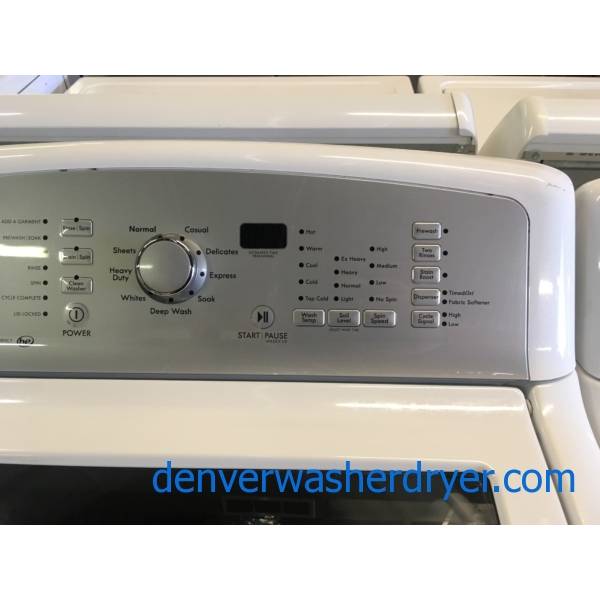 Kenmore Series 700 Washer and Dryer Set, HE, Deep Wash Cycle, Wrinkle Control Option, See-Through Doors, Quality Refurbished, 1-Year Warranty!
