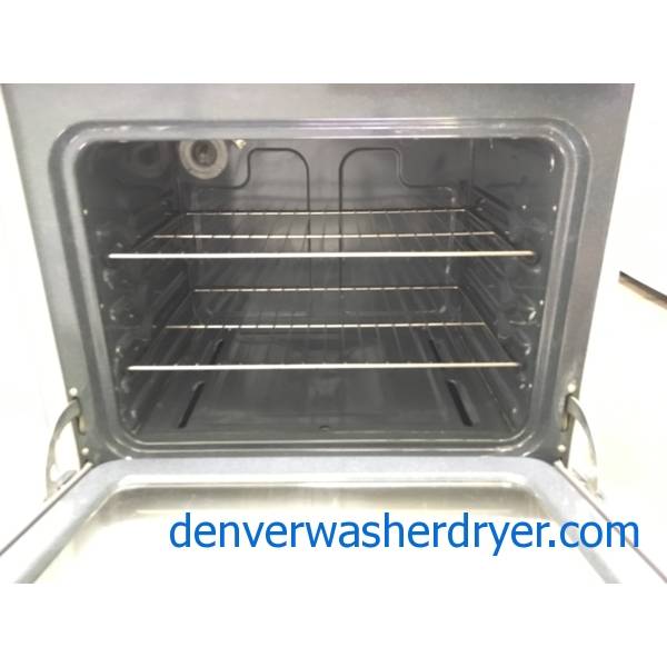 GE GAS Range, 4 Burners, White, Oven Light, Storage Drawer, Quality Refurbished, 1-Year Warranty!