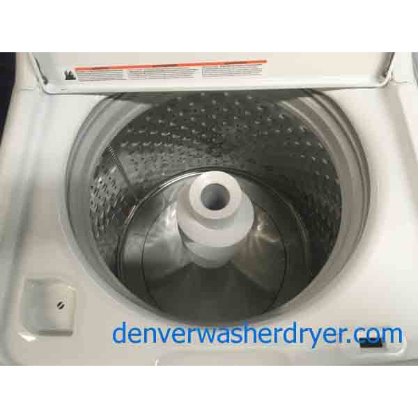 GE TopLoad Washer (New), and *GAS* Dryer Set, 1Year Warranty 3686