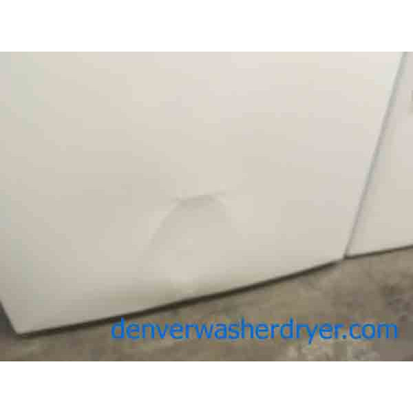 GE Top-Load Washer (New), and *GAS* Dryer Set, 1-Year Warranty