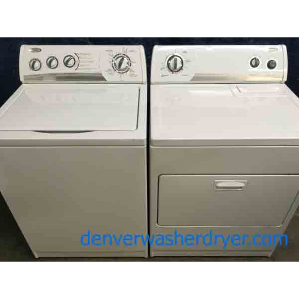Whirlpool w/ Direct Drive, Washer & Dryer Set, 1-Year Warranty