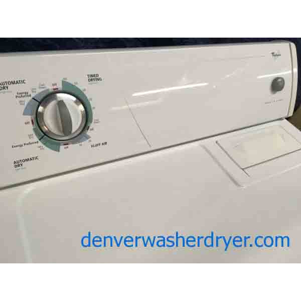 Single Whirlpool XL Capacity Dryer, 1Year Warranty 3692 3692