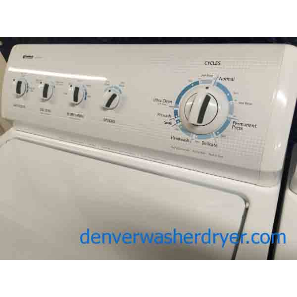 King Sized Kenmore 700 Series Washer & Dryer Set, w/ Direct Drive, 1-Year Warranty