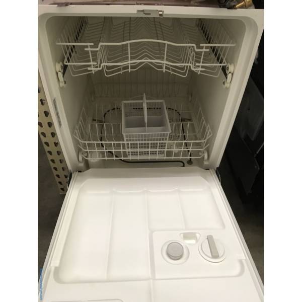 Hotpoint Black Dishwasher, Plastic Tub, Plate Warmer, 2 Racks, Quality Refurbished, 1-Year Warranty1