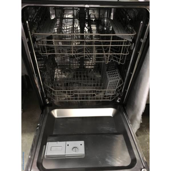Samsung Black Stainless Dishwasher, SmartAuto, Stainless Tub, 2 Racks