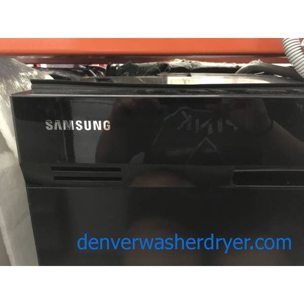 Samsung Black Stainless Dishwasher, SmartAuto, Stainless Tub, 2 Racks, Sanitize, Quality