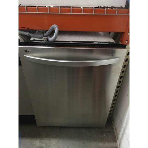 LG Stainless Dishwasher, 2 Racks, Power Scrub, Dual Wash Cycle, Touch Controls, Built-In, Quality Refurbished, 1-Year Warranty!