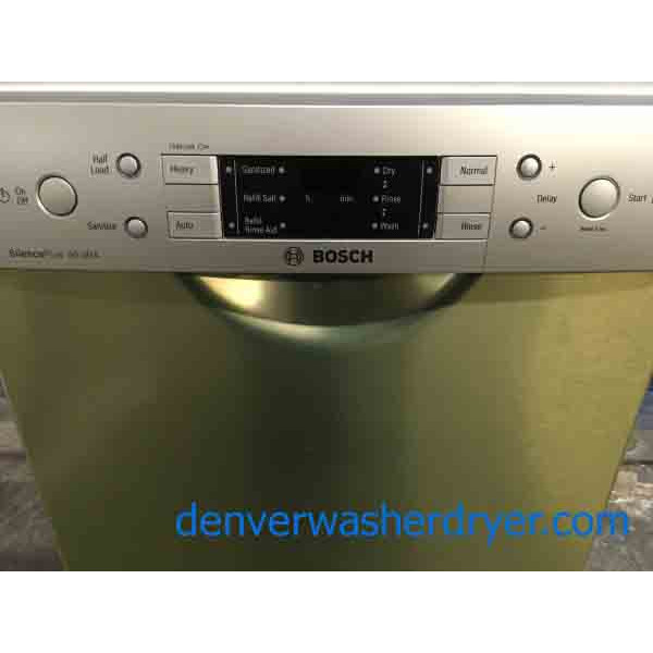 NEW! Bosch 18" BuiltIn Dishwasher, Stainless, Energy Star, 1Year