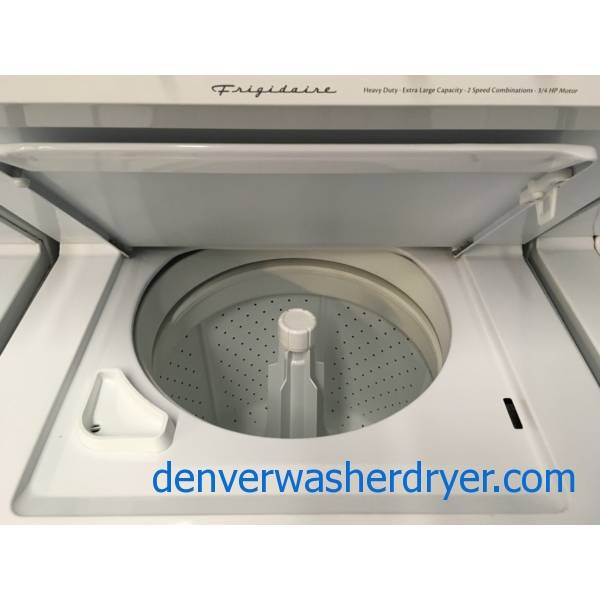 Frigidaire Unitized Washer and Dryer, Electric, Agitator, Automatic Dry