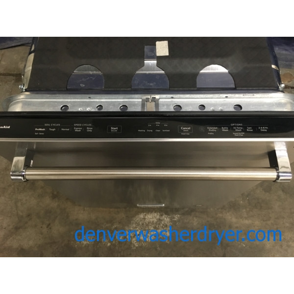 Brand-New 24″ KitchenAid, Stainless Steel Dishwasher,  1-Year Warranty!