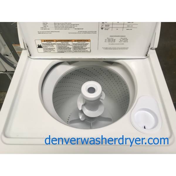 Lovely Whirlpool Top-Load Washer, Direct-Drive, Heavy-Duty, Agitator, Extra-Rinse Option, Quality Refurbished, 1-Year Warranty!