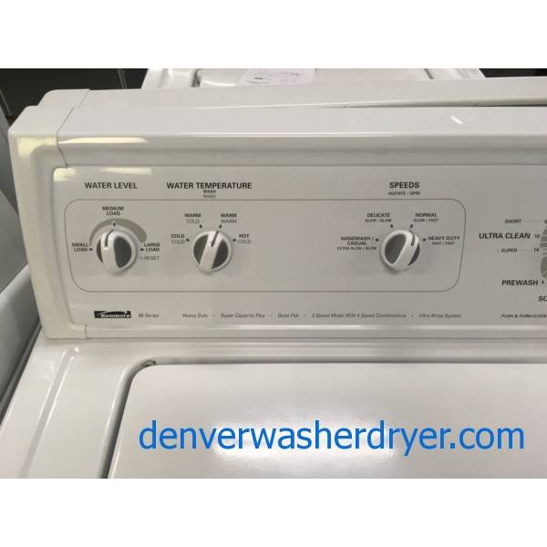 Heavy-Duty Kenmore 80 Series Top-Load Washer, Agitator, Ultra Rinse System, Quality Refurbished, 1-Year Warranty!