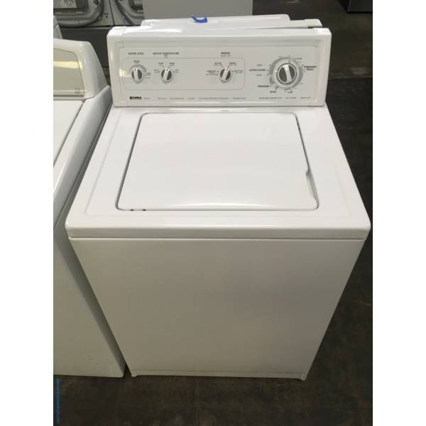 Kenmore Heavy Duty 80 Series Washer/Dryer. Not a single repair in 33 years.  No complicated Electronics. Cheap Parts. Just a tub of water that agitates  and a heated rotating bin that dries. 