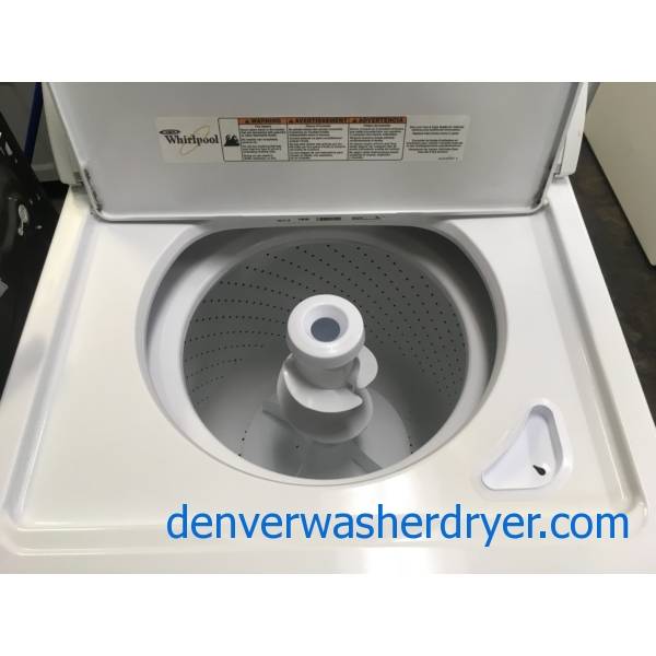 Heavy-Duty Whirlpool Top-Load Washer, Agitator, Extra-Rinse Option, Quality Refurbished, 1-Year Warranty!