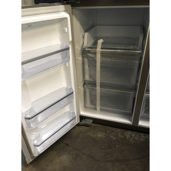 NEW Stainless Samsung 36" CounterDepth 4Door w/ French Door Refrigerator, (22 Cu. Ft.), 1Year