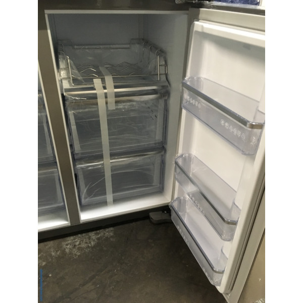 NEW Stainless Samsung 36" CounterDepth 4Door w/ French Door Refrigerator, (22 Cu. Ft.), 1Year