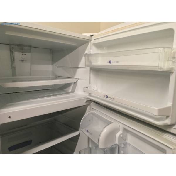 Beautifully Refurbished White Whirlpool Top-Mount Refrigerator 1-Year Warranty