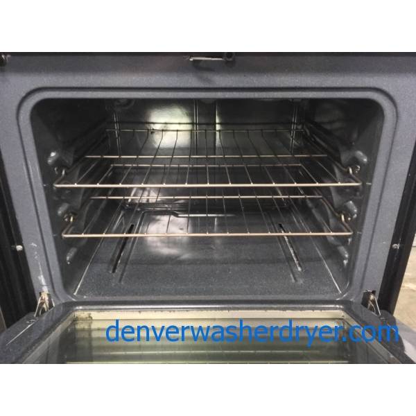 Black Frigidaire Classic Series GAS Range, Self-Cleaning, 4 Burners, Quality Refurbished, 1-Year Warranty!