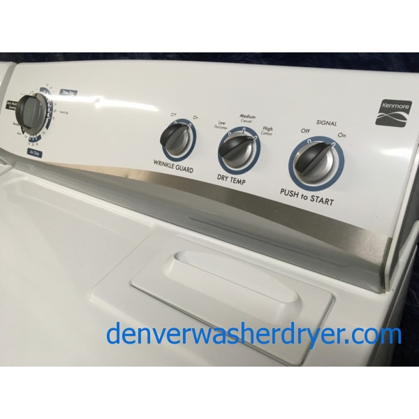 Kenmore HE Washer & Dryer Set, 1-Year Warranty