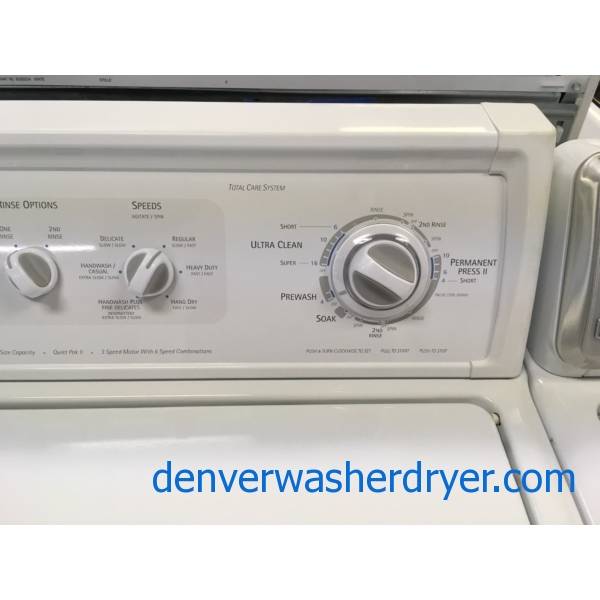 Kenmore ELITE Top-Load Washer, Agitator, Direct-Drive, Heavy-Duty, Extra-Rinse Option, Quality Refurbished, 1-Year Warranty!