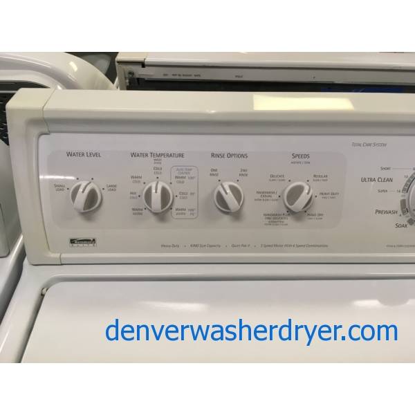 Kenmore ELITE Top-Load Washer, Agitator, Direct-Drive, Heavy-Duty, Extra-Rinse Option, Quality Refurbished, 1-Year Warranty!