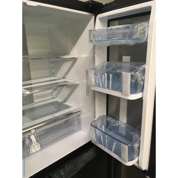 NEW! Scratch/Dent Samsung Black Stainless FrenchDoor Refrigerator